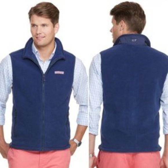 Vineyard Vines Mens Navy Harbor Fleece 